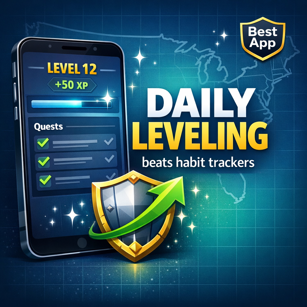 Best Character Progression App for Real Life in the U.S.: Why Daily Leveling Beats Standard Habit Trackers